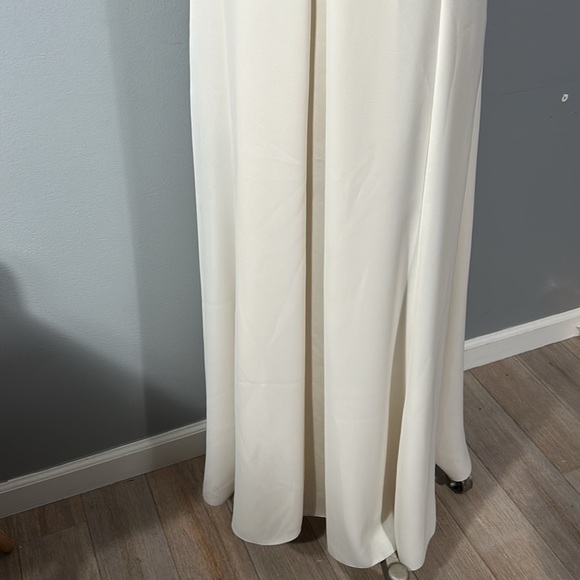 Vintage Cache 60s style Embroidered Rhinestone Bow Maxi Sleeveless Dress sz 6 - Picture 2 of 13